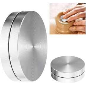 2 PCS Ceramic Clay Pottery Raming Thowing Spinner Tool Clay Ceramic Ceramic Rotary Chrimming Spinner Spinner Pottery Pottery Tools Dotary Disc Wheer Germer Tool for Porters and Clay Artists 30mm