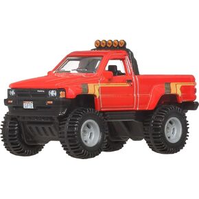 Hot Wheels Premium Car Culture Collectible Toy Car, 1:64 Scale Die-Cast 1987 Toyota Pickup Truck, Off Road Vehicle with Real Riders Tires