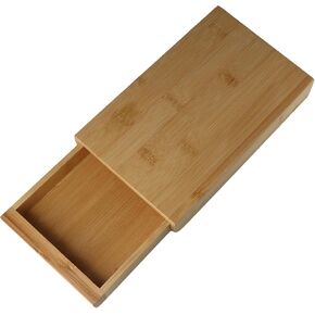Leadigol Under Desk Drawer Wood, Self-Adhesive Hidden Drawer Organizer Slide Out,Easy Installation Under Table Storage, Under Desk Shelf Tray, Under Desk Storage