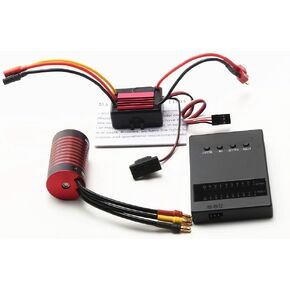 GOOLRC مقاوم للماء 2838 5800KV محرك بدون فرش و 35A استبدال بطاقة ESC وبرمجة البرمجة 1/14 1/16 SCY HSP TRAX4 HPI شاحنة سيارة التحكم عن بُعد