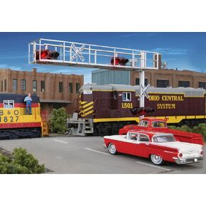 HO Scale Modern Cletilever Granding Crossing Signing 2 حارة