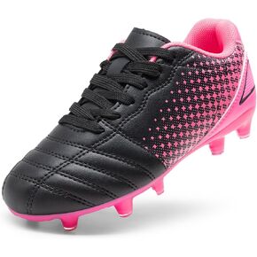 DREAM PAIRS Boys Girls Outdoor Football Shoes Soccer Cleats