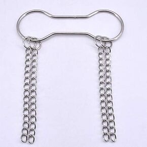 SUMAG Chain Shackle Escape - Handcuff Escape - Silver Color - Magic Tricks Stage Close-up Street Accessories Gimmick Comedy Mentalism