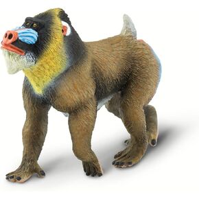 Safari Ltd. Mandrill - Realistic 3.75" Baboon Figure - Educational Toy for Boys, Girls, and Kids Ages 3+
