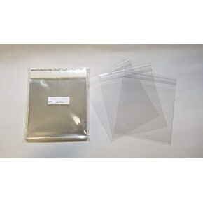 500 PCS 3 1/4 × 3 1/4 أكياس خلالية للخلايا التشيلو القابلة لإعادة بيعها جيدة للعناصر مربعة 3 × 3 ، غلاف معدني ، طوابع