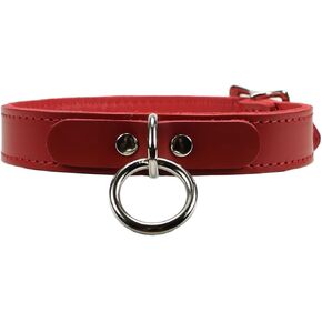 Amelia I Collar Top-Grade Latigo Leather Soft Lambskin Elegant Design Handcrafted Collar ODDO