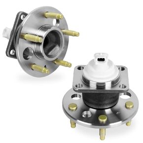 512150 Pair Rear Wheel Hub Bearing Assembly Compatible for 2000-2013 Chevy Impala Compatible for 1997-2004 Buick Regal Compatible for 1997-2008 Pontiac Grand Prix 5 Lug w/ABS