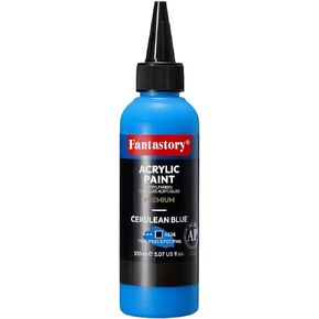 Precision Precision -Pro Paint - Black (150 مل/5 أوقية) - دقة اللون التي تم اختبارها مع المختبر + تغطية فائقة ، خيار احترافي للقماش/الخشب/الطين/النسيج/الفخار