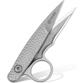 Premium Tailor Snips, Durable Microcrystalline Steel Scissors with Tip Protection Cover Precision Thread Nippers Professional Tailor Cutter Sewing Embroidery Supplies