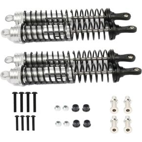 RC Absorber 140 مم ، مثبط RC القابل للتعديل للزيت ، مجموعة 1/8 RC Car Truck HSP HPI LOSI محوّرات الأجزاء القفزة 4pcs/set (Silver)