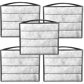 TARARIUM Fish Tank Filter Replacement Filter Cottons 5PSC, Cotton Material Suitable for IX-90 Daily Filter Replacement (White, IX-90-5PSC)