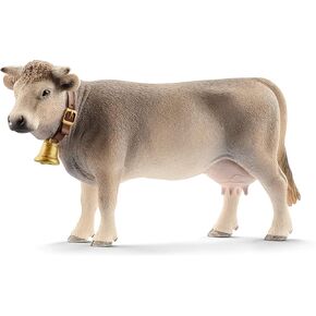 Schleich Farm World ، ألعاب حيوانات مزرعة واقعية للأطفال والأطفال الصغار ، تمثال Branuvieh Cow Toy ، الذين تتراوح أعمارهم بين 3+