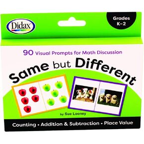 Didax Educational Resources Same But Different Cards, Grades K-2, Multicolor