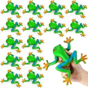 10 PCS FROG TOYS واقعية ناعمة تم إبطال ضغط الفصح الضفدع ألعاب الغابات المطيرة تخفيف الإجهاد المرن لصالح الهدايا زخرفة الحفلات