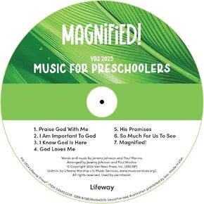 Lifeway Kids VBS 2025 مكبّر! الموسيقى لمرحلة ما قبل المدرسة CD (حزمة 5)