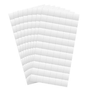 PATIKIL 528 PCS/8 SHOETS FOAM DOTS FQUARES ، 0.47 "Square 3d Dual-Adafive Foam Mount