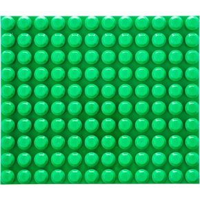 Strictly Briks Compatible with Mega Blocks Toy Building Block, Beginner Bricks Stackable Baseplates, Large Pegs for Babies and Toddlers, Compatible with All Brands, Pink, 1 Piece, 12.5 x 15 Inches in Kuwait