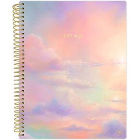 Daisy by bloom daily planners 2025-2026 Academic Year Student Planner (July 2025 - July 2026) - Elementary Through Middle School Calendar Agenda Book - 7" x 9" - Cotton Candy Clouds