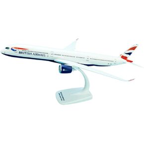 British Airways Airbus A350-1000 Model Plane – 1/200 Scale, 14.5" Long - Large Plastic Detailed Display Model with Stand