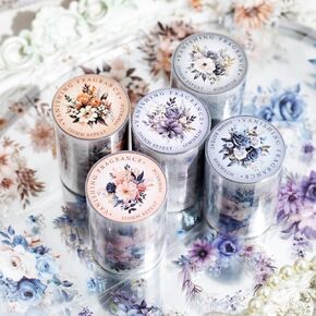 5pcs جميلة الأزهار الشريط washi مجموعة زهرة الزهور الزهرة ملصقات الشريط زخرفة شريط زخرفة شريط حيوان أشرطة جمالية واش