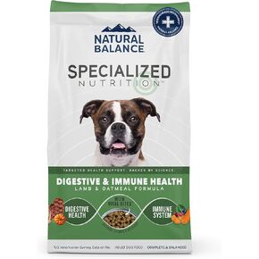 Natural Balance Specialized Nutrition Dry Dog Food with Salmon and Oatmeal for Dogs, Sensitive Skin & Stomach Dog Food, Natural Ingredients with Added Vitamins & Minerals - 3.5 lbs in Kuwait