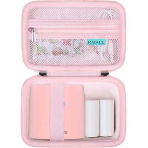 حافلة لحالة Jadens JD-21 Mini Sticker Printer و Portable Bluetooth Thermal Pocket Brinter Bage ، Pocket Mest