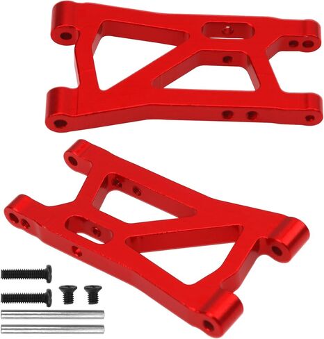 ShareGoo Metal Swing Arms Steering Knuckle Carrier & Steering Assembly Upgrade Parts Compatible with Remo Hobby Smax 1621 1625 1631 1635 1651 1655 1/16 RC Car (Red) in Saudi Arabia