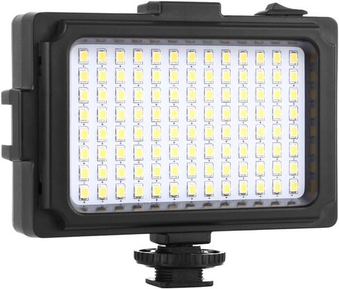 PULUZ Photography Fill Light Camera Video Light With 64 LED Beads for Camera/Video Shooting, Photography Lighting Kit 6000-6500K Natural White Light, Adjustable Brightness Cold Shoe & 1/4" Screw Mount in Kuwait