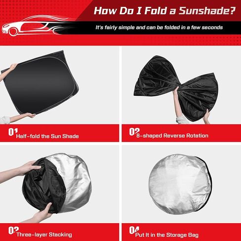 ARISMOTOR Windshield Sun Shade for Chevrolet Chevy Colorado 2023-2025, Custom Fit Foldable Front Window Sunshade Sun Visor Protector, Block UV Rays Keep Your Car Cooler in Saudi Arabia