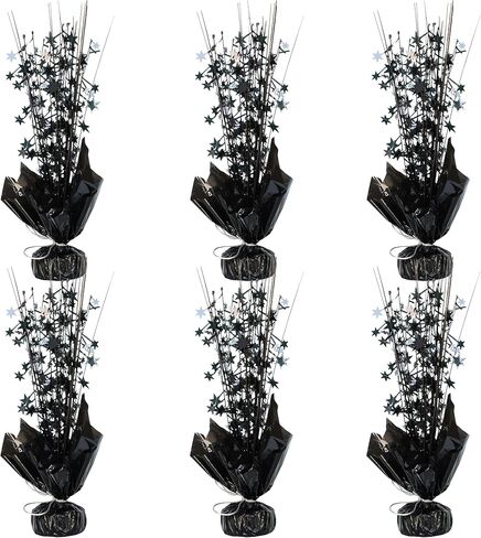 Gyufise 6 Pack Metallic Foil Spray Centerpiece Star Table Decoration Burst Table Centerpieces Table Decor for Birthday Wedding Anniversary Graduation Holiday Party Supplies Green in Kuwait
