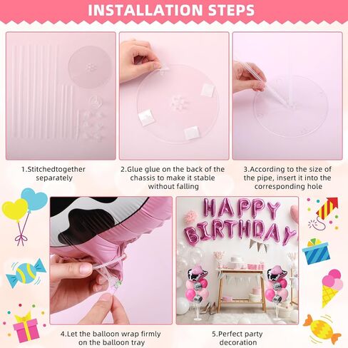 4 Set Cowgirl Party Decorations Disco Ball Balloon Disco Cowgirl Party Decorations for Birthday Pink Baby Shower Supplies (Disco Ball) in Saudi Arabia