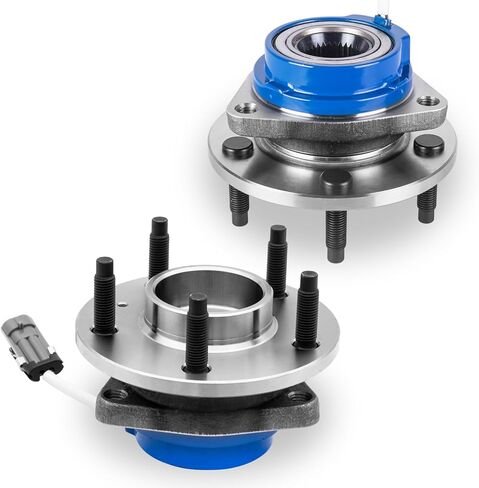 512150 Pair Rear Wheel Hub Bearing Assembly Compatible for 2000-2013 Chevy Impala Compatible for 1997-2004 Buick Regal Compatible for 1997-2008 Pontiac Grand Prix 5 Lug w/ABS in Kuwait
