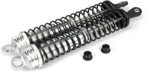 RC Absorber 140 مم ، مثبط RC القابل للتعديل للزيت ، مجموعة 1/8 RC Car Truck HSP HPI LOSI محوّرات الأجزاء القفزة 4pcs/set (Silver) in Kuwait
