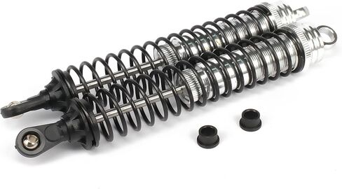 RC Absorber 140 مم ، مثبط RC القابل للتعديل للزيت ، مجموعة 1/8 RC Car Truck HSP HPI LOSI محوّرات الأجزاء القفزة 4pcs/set (Silver) in Kuwait