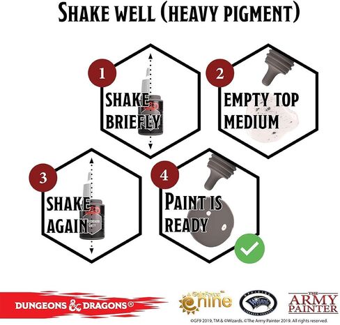 The Army Painter Dungeons and Dragons Nolzur’s Marvelous Pigments Underdark Paint Set, 10 Acrylic Paints Roleplaying, Boardgames, Wargames Miniature Model Painting in Saudi Arabia