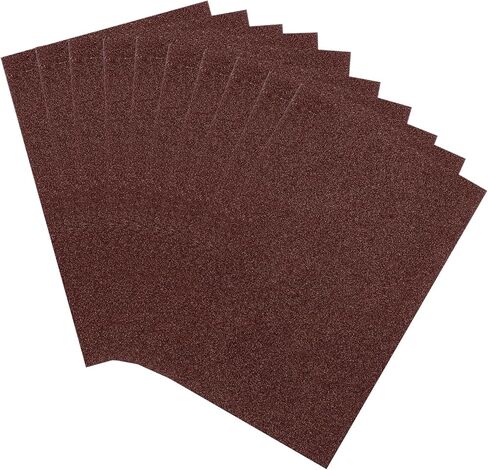 MECCANIXITY 10 Sheets Glitter Foam Sheets Craft 7.9 x 11.8 Inch Adhesive Sheets EVA Foam Sheets for Art Crafts Projects Scrapbook Gift DIY Cutters Card Party Decoration,Brown in Saudi Arabia