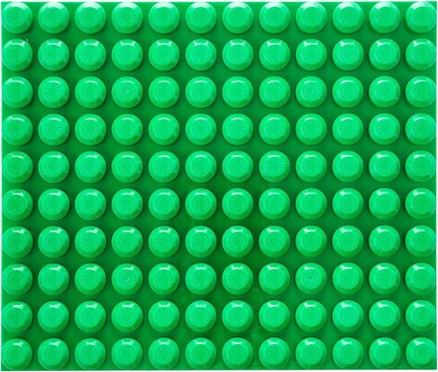 Strictly Briks Compatible with Mega Blocks Toy Building Block, Beginner Bricks Stackable Baseplates, Large Pegs for Babies and Toddlers, Compatible with All Brands, Pink, 1 Piece, 12.5 x 15 Inches in Kuwait