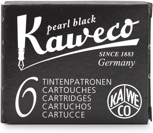 Kaweco Classic Sport Fine Nib Fountain Pen (Fine Nib) + Pack of 6 Black Ink Cartridges Set (Green) in Saudi Arabia