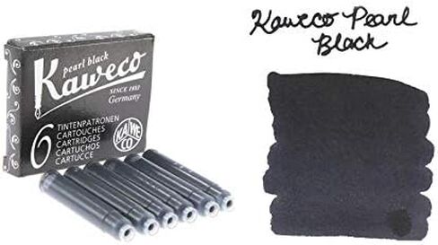 Kaweco Classic Sport Fine Nib Fountain Pen (Fine Nib) + Pack of 6 Black Ink Cartridges Set (Green) in Saudi Arabia