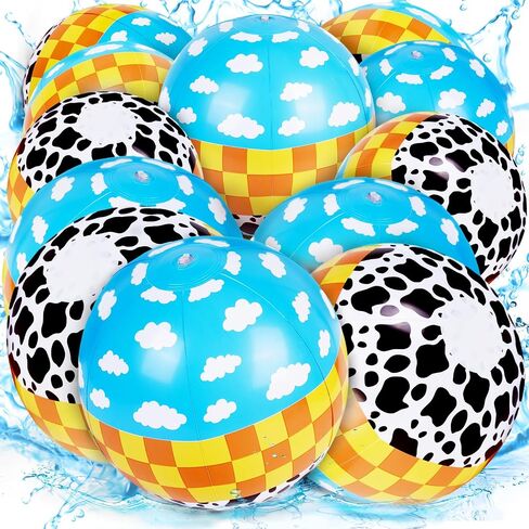 12 Pack Spider Theme Beach Ball - 9.84" Bulk Inflatable Beach Balls for Summer Water Games Pool Games, Blue and Red Spider Web Birthday Party Decorations Favors Supplies, Under the Sea Party Deco in Saudi Arabia