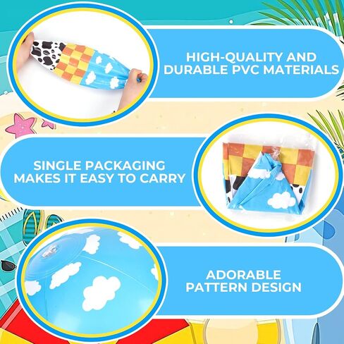 12 Pack Spider Theme Beach Ball - 9.84" Bulk Inflatable Beach Balls for Summer Water Games Pool Games, Blue and Red Spider Web Birthday Party Decorations Favors Supplies, Under the Sea Party Deco in Saudi Arabia