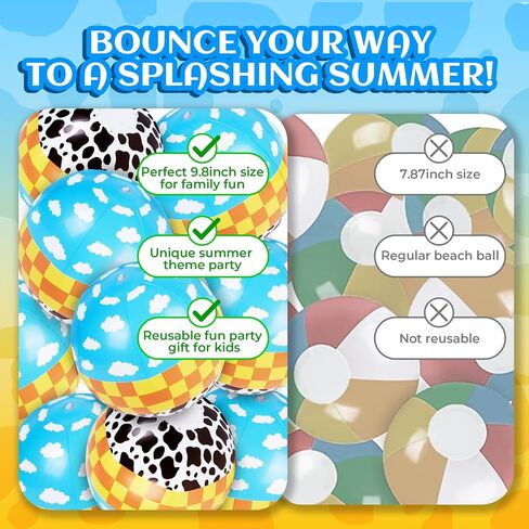 12 Pack Spider Theme Beach Ball - 9.84" Bulk Inflatable Beach Balls for Summer Water Games Pool Games, Blue and Red Spider Web Birthday Party Decorations Favors Supplies, Under the Sea Party Deco in Saudi Arabia