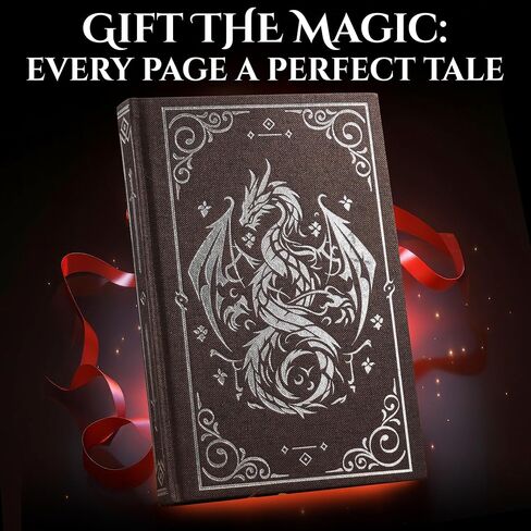 Notebook Journal for DND - A5 Linen Cover with Stunning Dragon Design (240 Pages) for RPG Enthusiasts - Perfect for Dungeons and Dragons (D&D) Campaigns, RPG's and Fantasy Writing in Saudi Arabia