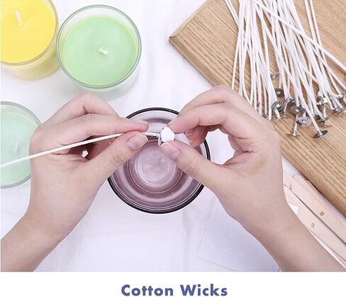 EXCEART 300 Pcs Candle Making Tealight Molds - Clear Silicone Round Containers With Wicks in Kuwait