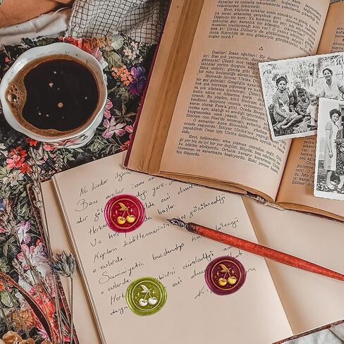 Otter Wax Seal Stamp Animals Wax Stamps 25mm/1inch Removable Brass Sealing Stamp Head with Wooden Handle Retro Wax Sealing Stamp for Gift Wrap Envelopes Greeting Cards Decoration in Kuwait