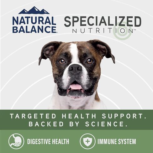 Natural Balance Specialized Nutrition Dry Dog Food with Salmon and Oatmeal for Dogs, Sensitive Skin & Stomach Dog Food, Natural Ingredients with Added Vitamins & Minerals - 3.5 lbs in Kuwait