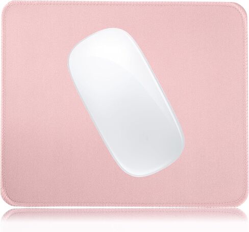 Small Mouse Pad for Office Computer Laptop PC, Square Mini Mousepad Designed for Mouse with Precision & Responsive Surface, Non-Slip Rubber Base and Stitched Edges, X-Small/Black in Saudi Arabia