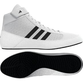 adidas Men's HVC Wrestling Shoes, Black/Charcoal/Metallic Gold, 11