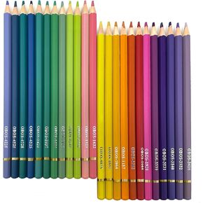 Macaron 36-Color Colored Pencils Oil-Based Soft Core Color Pencils Set Gift for Children Adult, Artist Sketching Drawing Painting Shading Art Supplies Kit, for Beginners, Kids Party, Coloring Books