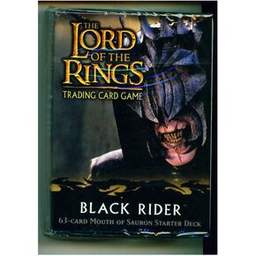 Lord of the Rings Card Game Theme Starter Deck Black Rider Mouth of Sauron